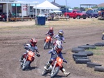 Lee Krumnow Holeshot lost to a girl (Brandy Dicorte)