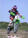 Kyle's 1st race on his Kx65 took 3rd out of 15