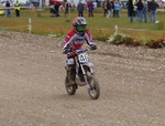 Flat out down the straight.