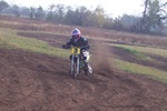 Kyle having fun on his home track 11-16-04