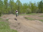 Ronnie first ride on new 65 - he likes it!